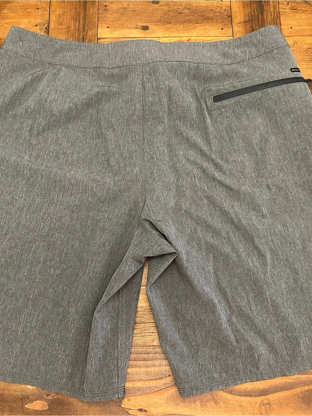 Quiksilver Men’s Gray Board Shorts with Drawstring